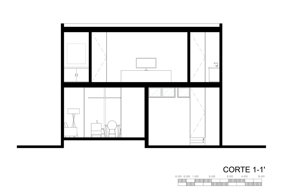 บ้านหน้ากว้าง 10 เมตร ภายในสวยงามมาก ที่เม็กซิโก House 64