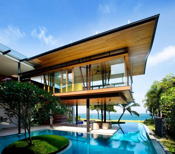 บ้านผสานธรรมชาติ ฟิซเฮาส์ ประเทศสิงคโปร์ - fish house