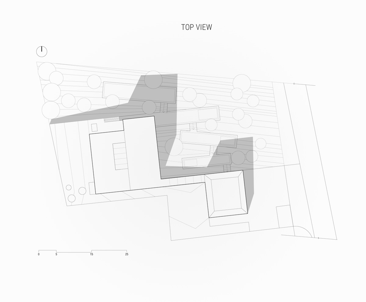 บ้านโมเดิร์นบนที่ดินลาดเอียงประเทศยูเครน โดย Drozdov & Partners