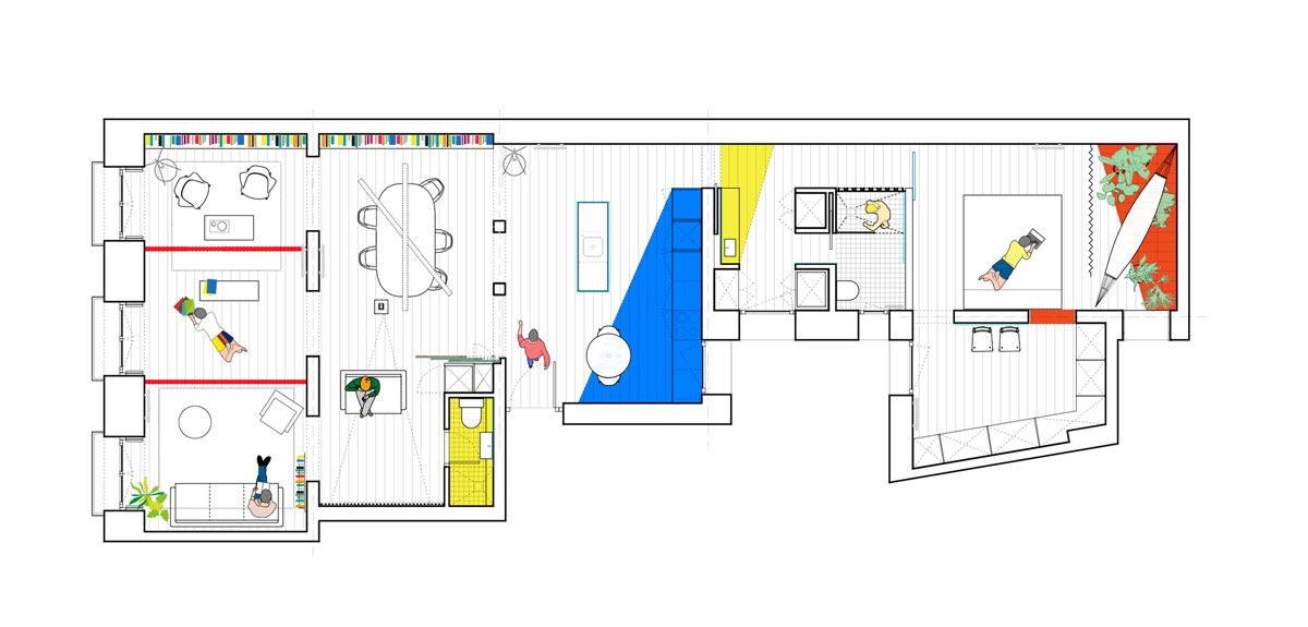 คอนโดสีสวย sequence house madrid