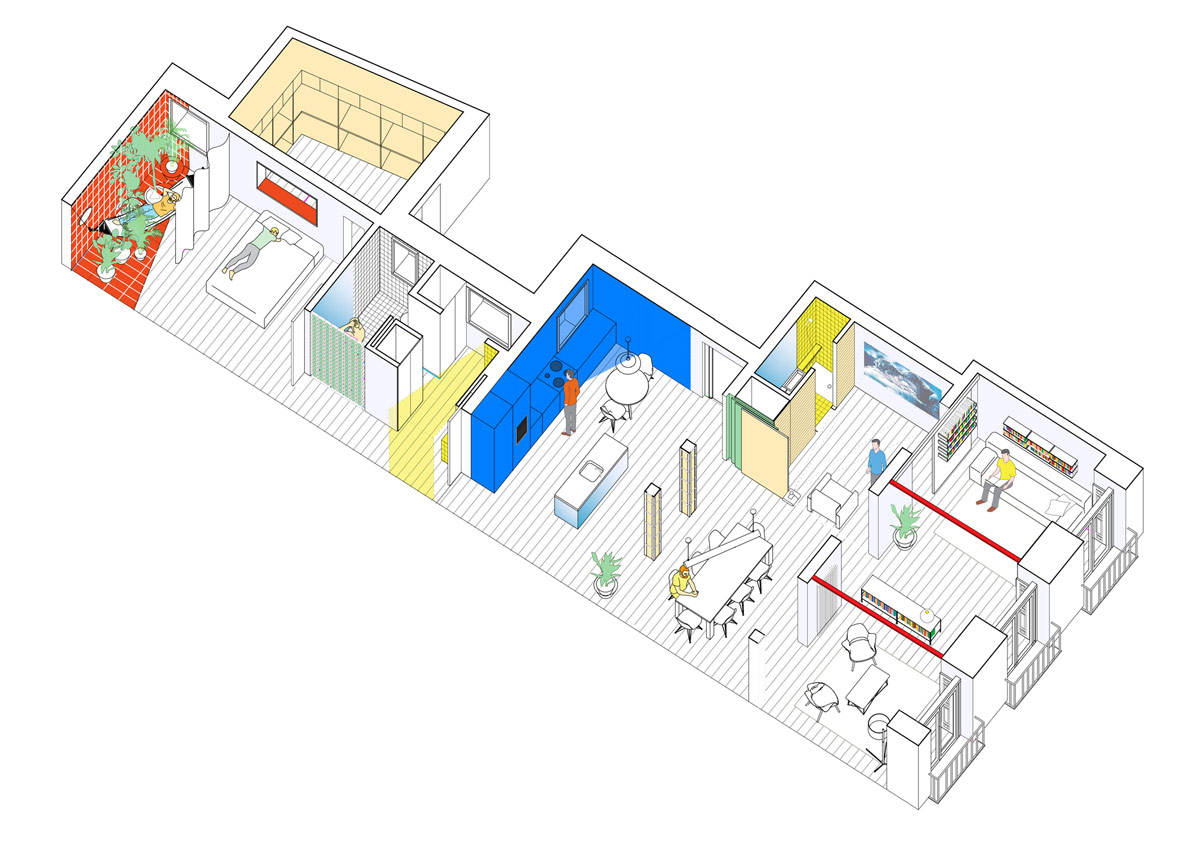 คอนโดสีสวย sequence house madrid